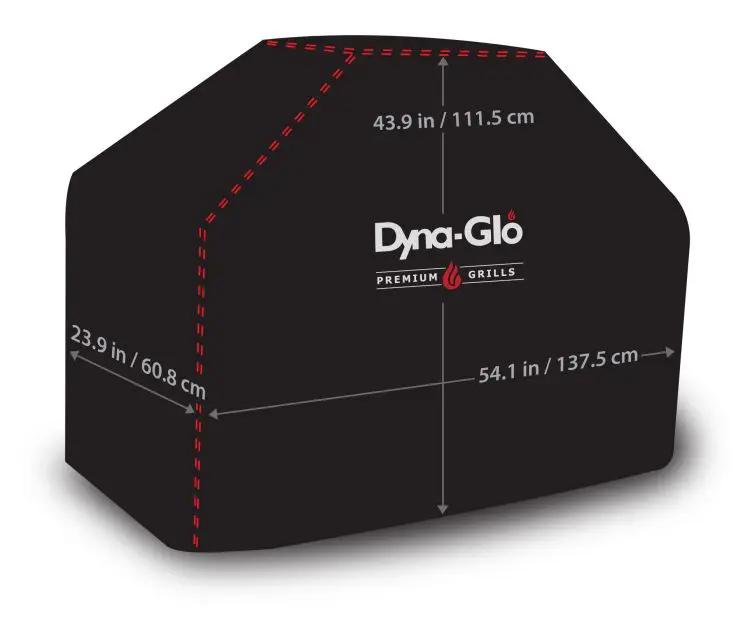 Dyna-Glo Premium Grill Cover for 57 in Grills - DG500C thumbnail 2