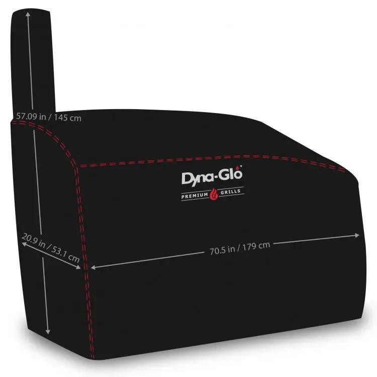 Dyna-Glo Premium Barrel Charcoal Grill Cover - DG962CBC thumbnail 4