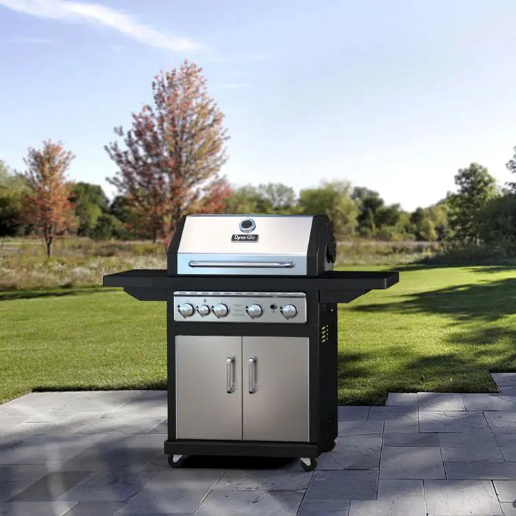 Dyna-Glo Premium 4 Burner LP Gas Grill - DGA480SSP-D thumbnail 2