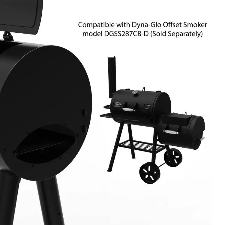 Dyna-Glo Signature Series Heavy-Duty Compact Barrel Charcoal Grill - DGSS443CB-D thumbnail 4