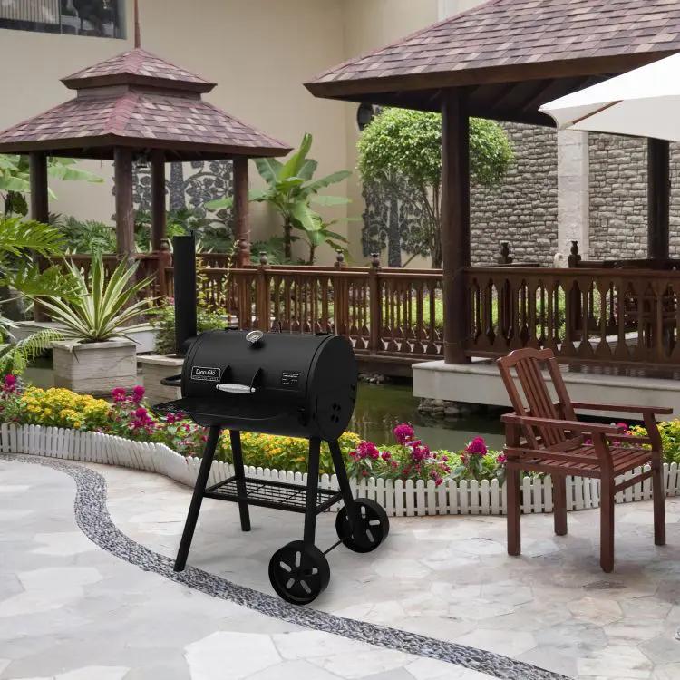 Dyna-Glo Signature Series Heavy-Duty Compact Barrel Charcoal Grill - DGSS443CB-D thumbnail 6