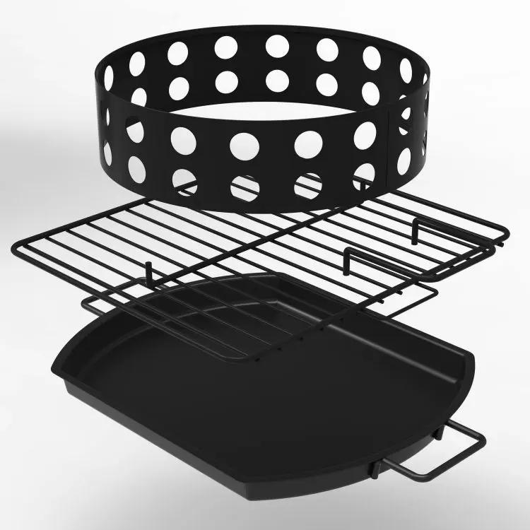 Dyna-Glo Signature Series DGSS681VCS-D Vertical Offset Charcoal Smoker thumbnail 4