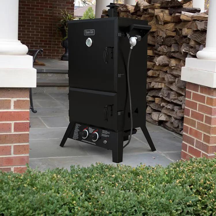 Dyna-Glo 36 inch Wide Body LP Gas Smoker - DGW1235BDP-D thumbnail 4