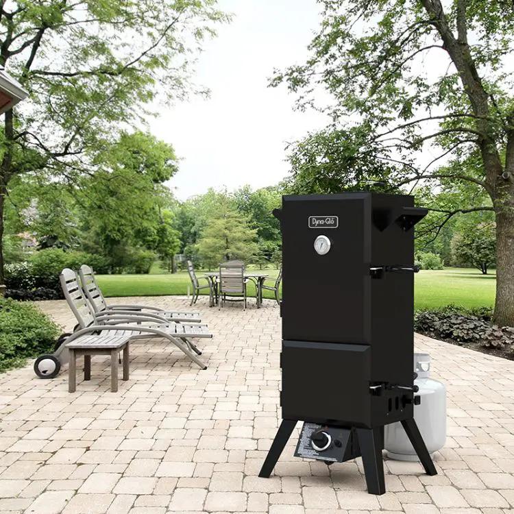 Dyna-Glo 36 inch Dual Door LP Gas Smoker - DGY784BDP thumbnail 3