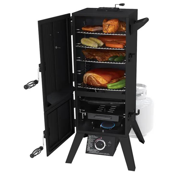 Dyna-Glo 36 inch Dual Door LP Gas Smoker - DGY784BDP thumbnail 4