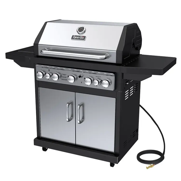Dyna-Glo Premium 5 Burner Stainless Natural Gas Grill - DGA550SSN-D