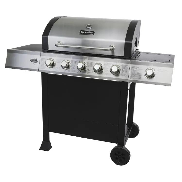 Dyna-Glo DGB515SDP-D 5-Burner Open Cart Propane Gas Grill