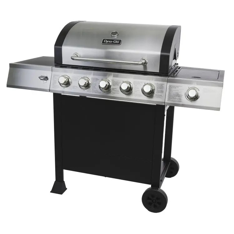 Dyna-Glo DGB515SDP-D 5-Burner Open Cart Propane Gas Grill - Image 1
