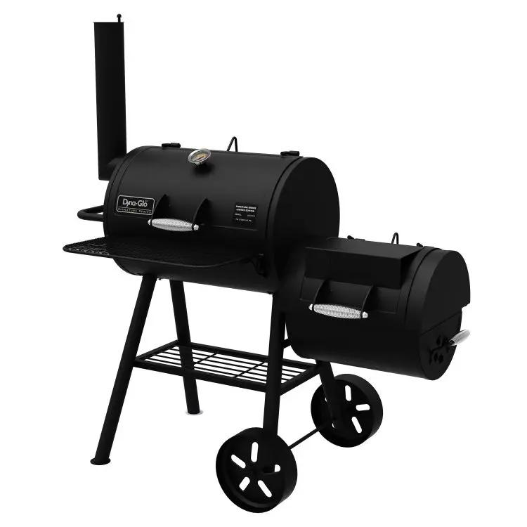 Dyna-Glo Signature Series Barrel Charcoal Grill and Offset Smoker DGSS730CBO-D-KIT