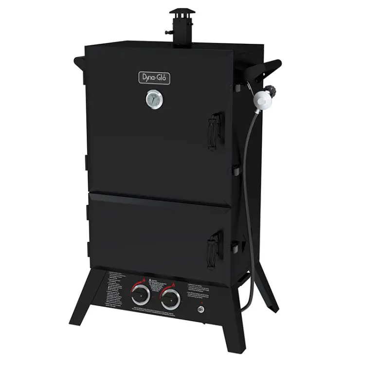 Dyna-Glo 36 inch Wide Body LP Gas Smoker - DGW1235BDP-D