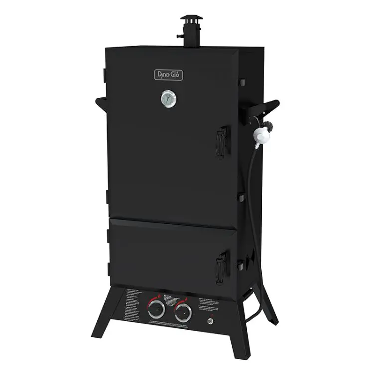 Dyna-Glo 43 inch Wide Body LP Gas Smoker - DGW1904BDP-D