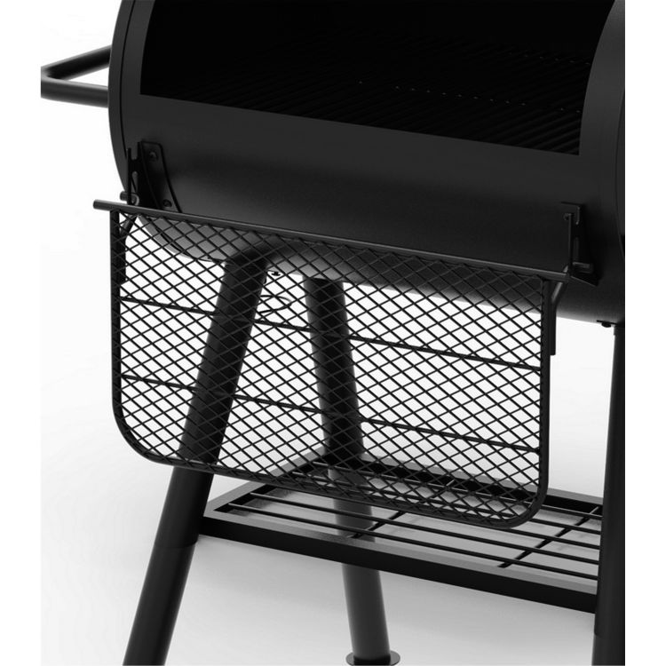 Dyna-Glo Signature Series Barrel Charcoal Grill and Offset Smoker - DGSS730CBO-D-KIT