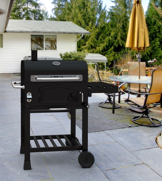 Dyna-Glo Compact Charcoal Grill - DGD381BNC-D Lifestyle shot