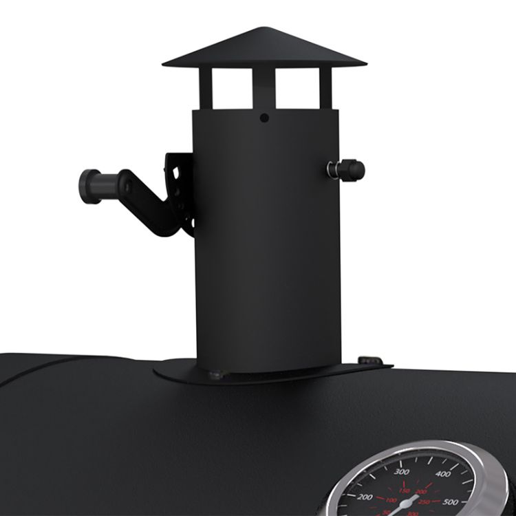 Smoke Stack - Dyna-Glo Heavy-Duty Compact Charcoal Grill Black Powder Coat - DGN405DNC-D