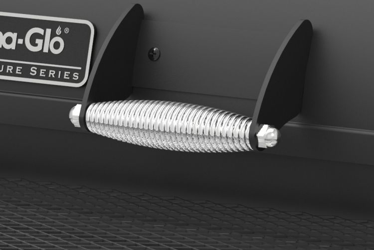 Spring lid handle for the Dyna-Glo Signature Series Barrel Charcoal Grill and Offset Smoker - DGSS962CBO-D
