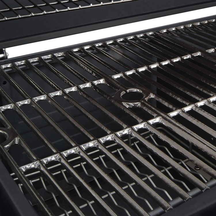 Porcelain-enameled, cast iron cooking grates for theDyna-Glo X-Large Heavy-Duty Charcoal Grill - Black Powder Coat DGN576DNC-D